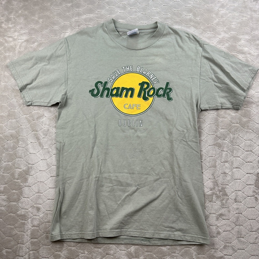 Sham Rock Cafe Dublin Ireland Save The Blarney Shirt - Sz M -‎ See Pics